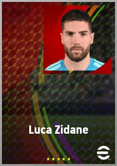 Luca Zidane eFootball 2026 player card, 72 OVR GK