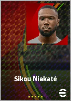 Sikou Niakaté eFootball 2026 player card, 73 OVR CB