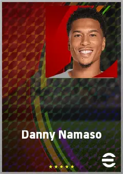 Danny Namaso eFootball 2026 player card, 73 OVR CF