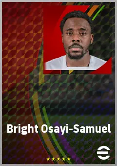 Bright Osayi-Samuel eFootball 2026 player card, 73 OVR RB