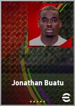 Jonathan Buatu eFootball 2026 player card, 70 OVR CB