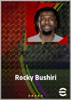 Rocky Bushiri eFootball 2026 player card, 71 OVR CB
