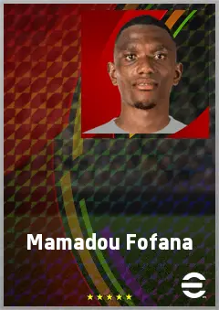 Mamadou Fofana eFootball 2026 player card, 70 OVR CB