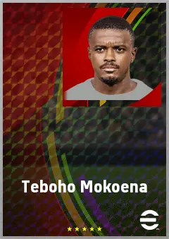 Teboho Mokoena eFootball 2026 player card, 71 OVR CMF