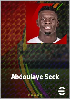 Abdoulaye Seck eFootball 2026 player card, 73 OVR CB