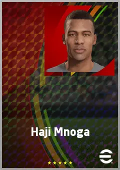 Haji Mnoga eFootball 2026 player card, 64 OVR RB
