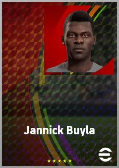 Jannick Buyla eFootball 2026 player card, 69 OVR CMF