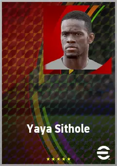 Yaya Sithole eFootball 2026 player card, 68 OVR CMF