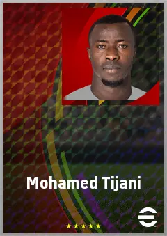 Mohamed Tijani eFootball 2026 player card, 69 OVR CB