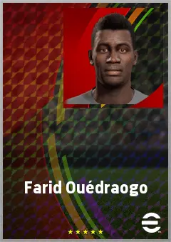 Farid Ouédraogo eFootball 2026 player card, 70 OVR GK