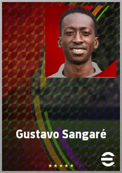 Gustavo Sangaré eFootball 2026 player card, 69 OVR DMF