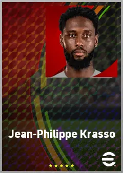 Jean-Philippe Krasso eFootball 2026 player card, 74 OVR CF