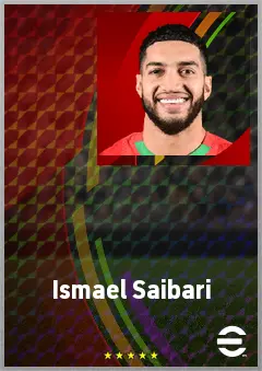 Ismael Saibari eFootball 2026 player card, 74 OVR AMF