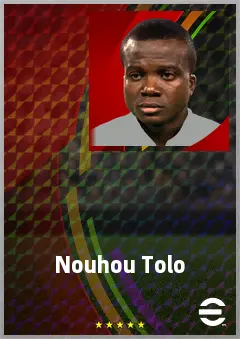Nouhou Tolo eFootball 2026 player card, 73 OVR LB