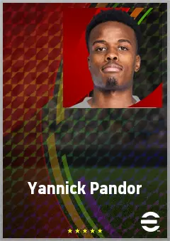 Yannick Pandor eFootball 2026 player card, 67 OVR GK