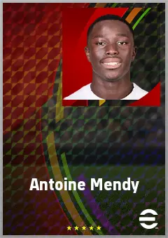Antoine Mendy eFootball 2026 player card, 70 OVR RB