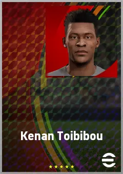 Kenan Toibibou eFootball 2026 player card, 64 OVR DMF