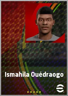 Ismahila Ouédraogo eFootball 2026 player card, 69 OVR DMF