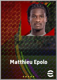 Matthieu Epolo eFootball 2026 player card, 72 OVR GK
