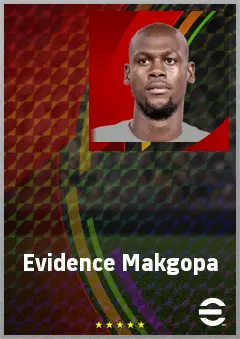 Evidence Makgopa eFootball 2026 player card, 69 OVR CF