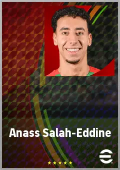 Anass Salah-Eddine eFootball 2026 player card, 71 OVR LB
