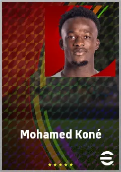 Mohamed Koné eFootball 2026 player card, 70 OVR GK