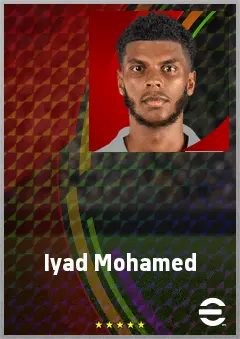 Iyad Mohamed eFootball 2026 player card, 66 OVR DMF