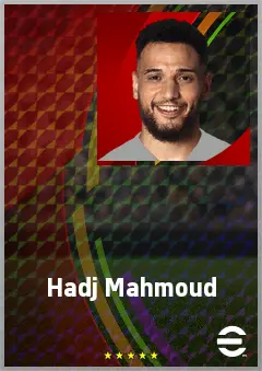Hadj Mahmoud eFootball 2026 player card, 70 OVR CMF