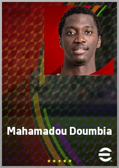 Mahamadou Doumbia eFootball 2026 player card, 66 OVR DMF