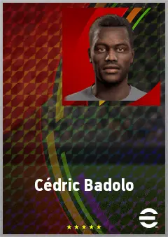 Cédric Badolo eFootball 2026 player card, 69 OVR AMF