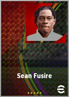 Sean Fusire eFootball 2026 player card, 64 OVR RB