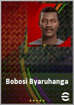 Bobosi Byaruhanga eFootball 2026 player card, 67 OVR CMF