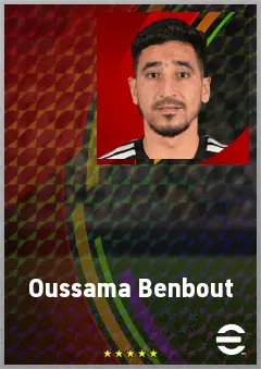 Oussama Benbout eFootball 2026 player card, 65 OVR GK