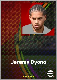 Jérémy Oyono eFootball 2026 player card, 68 OVR RB