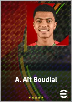 A. Aït Boudlal eFootball 2026 player card, 69 OVR CB