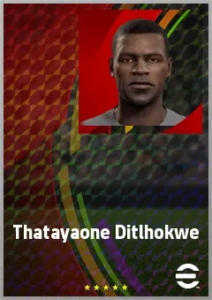 Thatayaone Ditlhokwe eFootball 2026 player card, 69 OVR CB