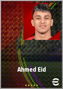 Ahmed Eid eFootball 2026 player card, 69 OVR RB