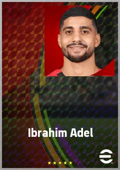 Ibrahim Adel eFootball 2026 player card, 72 OVR LWF