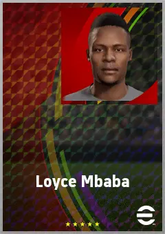 Loyce Mbaba eFootball 2026 player card, 68 OVR GK