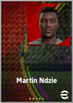 Martin Ndzie eFootball 2026 player card, 69 OVR DMF