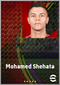 Mohamed Shehata eFootball 2026 player card, 70 OVR CMF