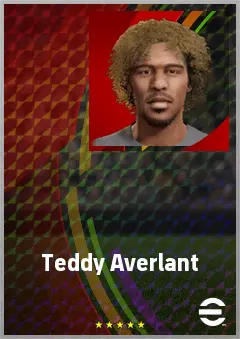 Teddy Averlant eFootball 2026 player card, 67 OVR RMF