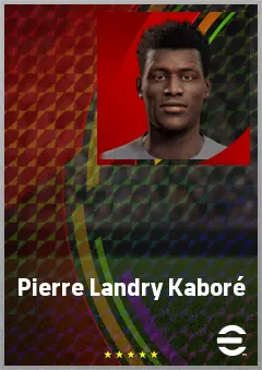 Pierre Landry Kaboré eFootball 2026 player card, 69 OVR CF