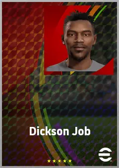Dickson Job eFootball 2026 player card, 65 OVR CB