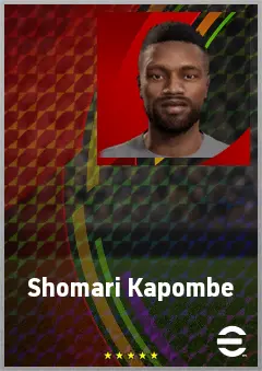 Shomari Kapombe eFootball 2026 player card, 65 OVR RB
