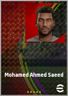 Mohamed Ahmed Saeed eFootball 2026 player card, 65 OVR CB