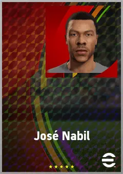 José Nabil eFootball 2026 player card, 65 OVR CF