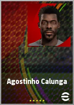 Agostinho Calunga eFootball 2026 player card, 63 OVR GK
