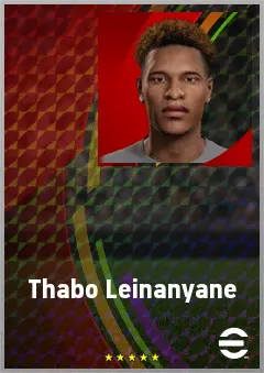 Thabo Leinanyane eFootball 2026 player card, 63 OVR CB