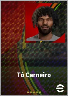 Tó Carneiro eFootball 2026 player card, 70 OVR LB